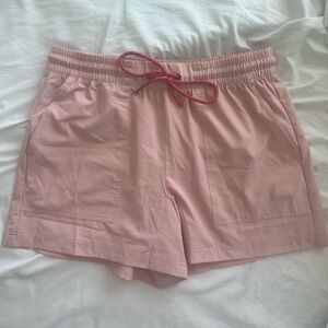 Lou & Grey Colorblock Wanderweave Drawstring Shorts